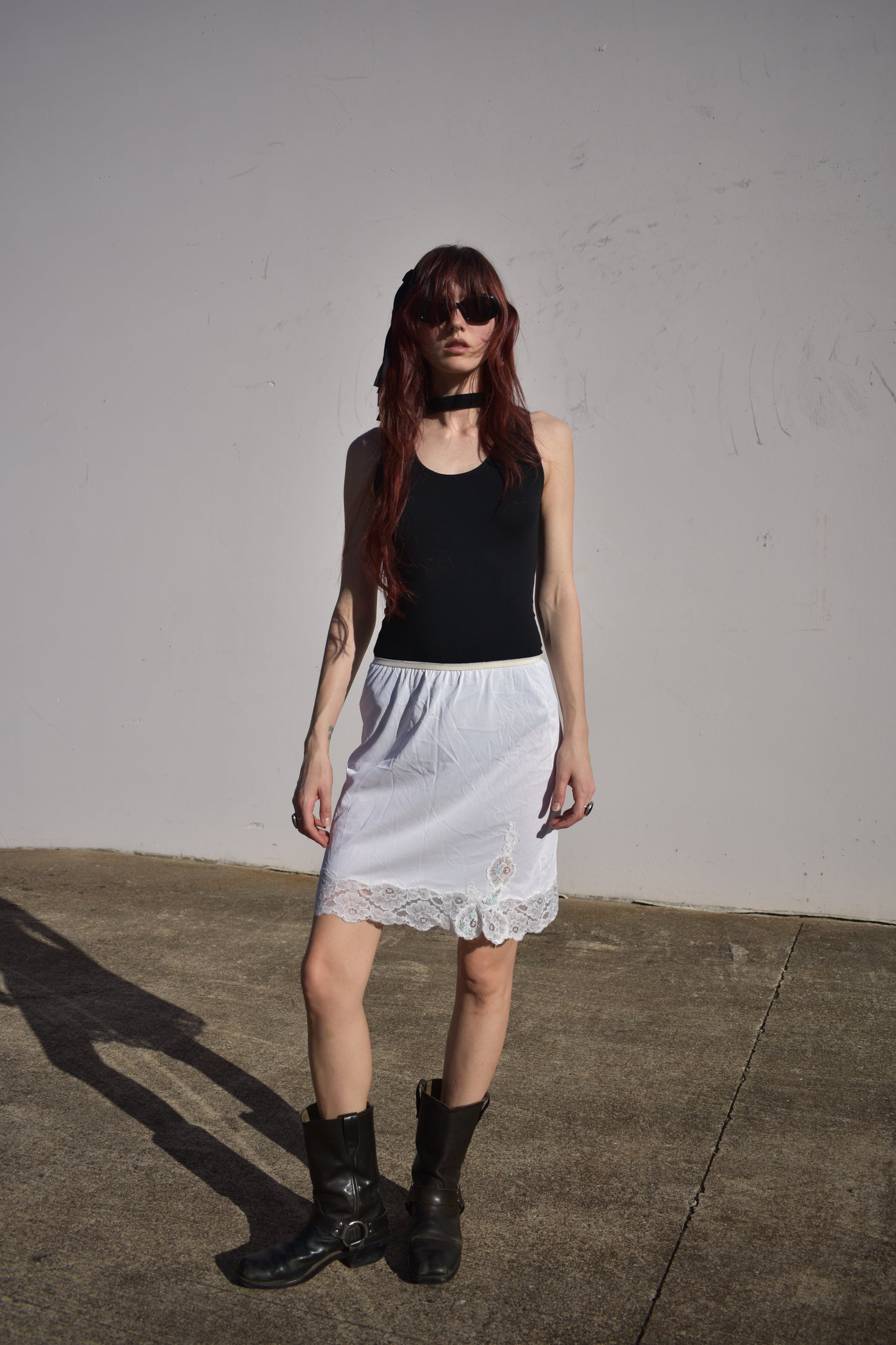 Vintage 60’s Satin and Lace Slip Skirt
