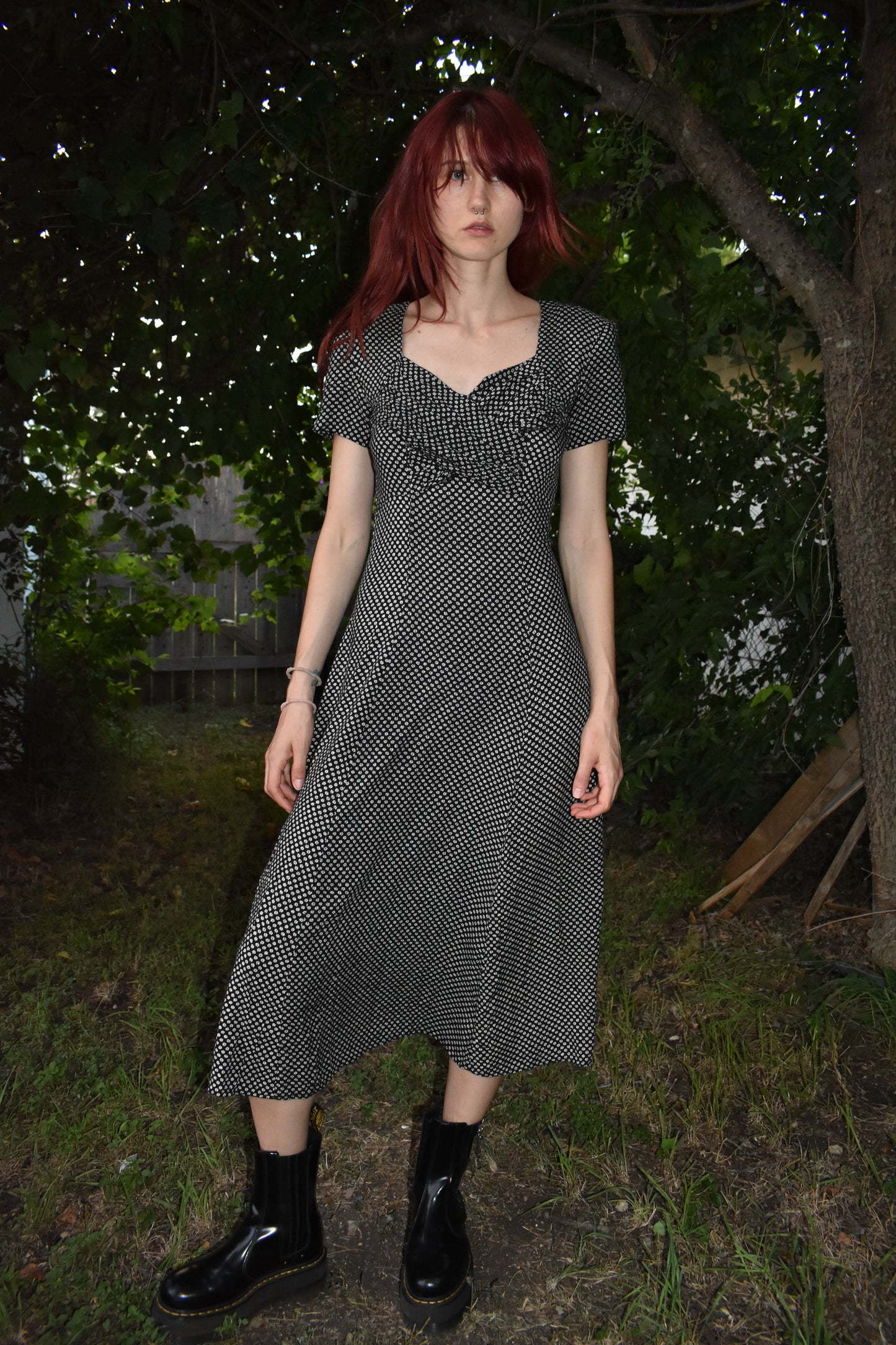 Vintage 80’s Floral Maxi Dress