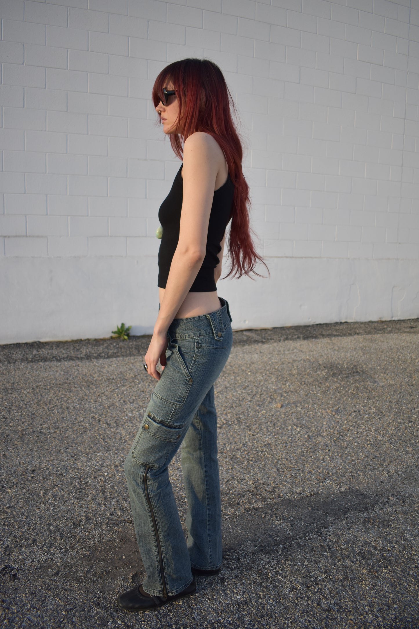 Vintage 2000’s Era Low Rise Mudd Cargo Bootcut Jeans