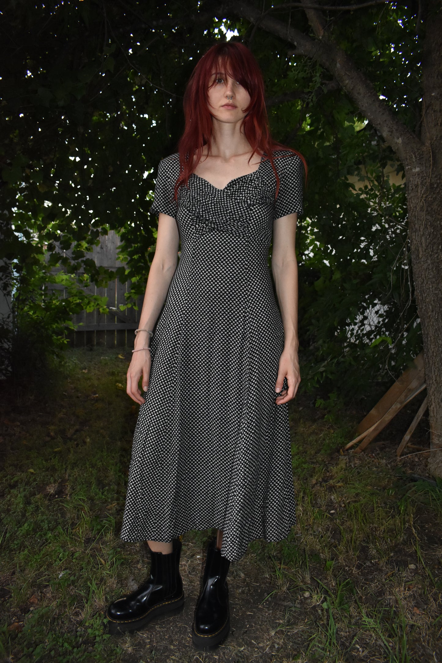 Vintage 80’s Floral Maxi Dress