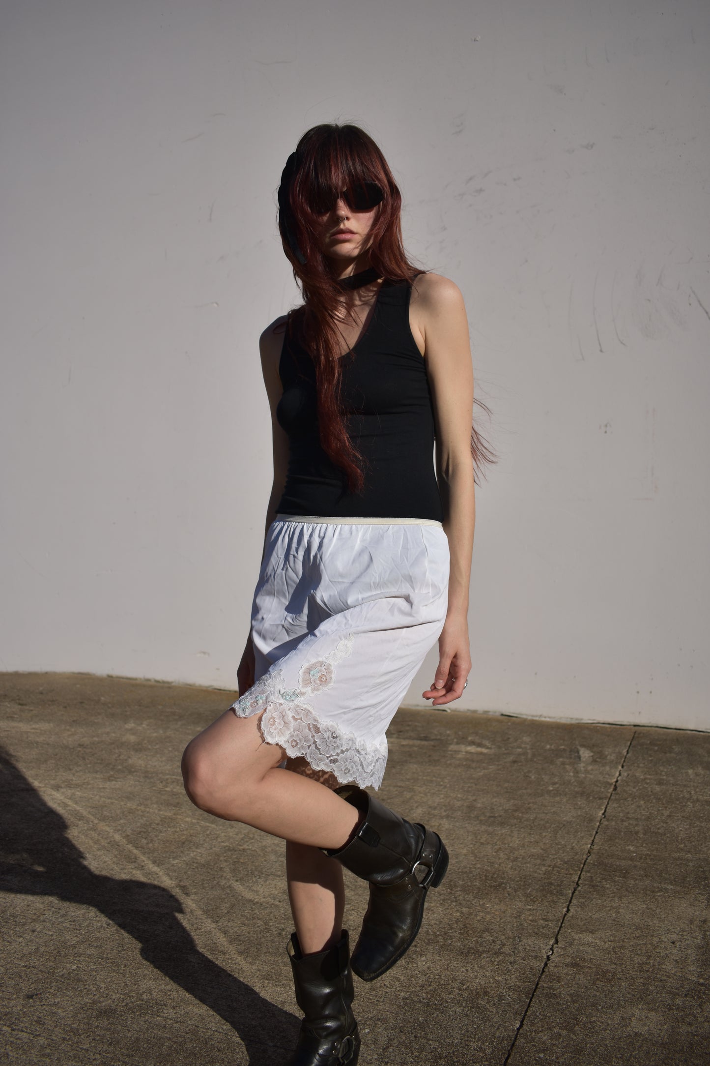Vintage 60’s Satin and Lace Slip Skirt