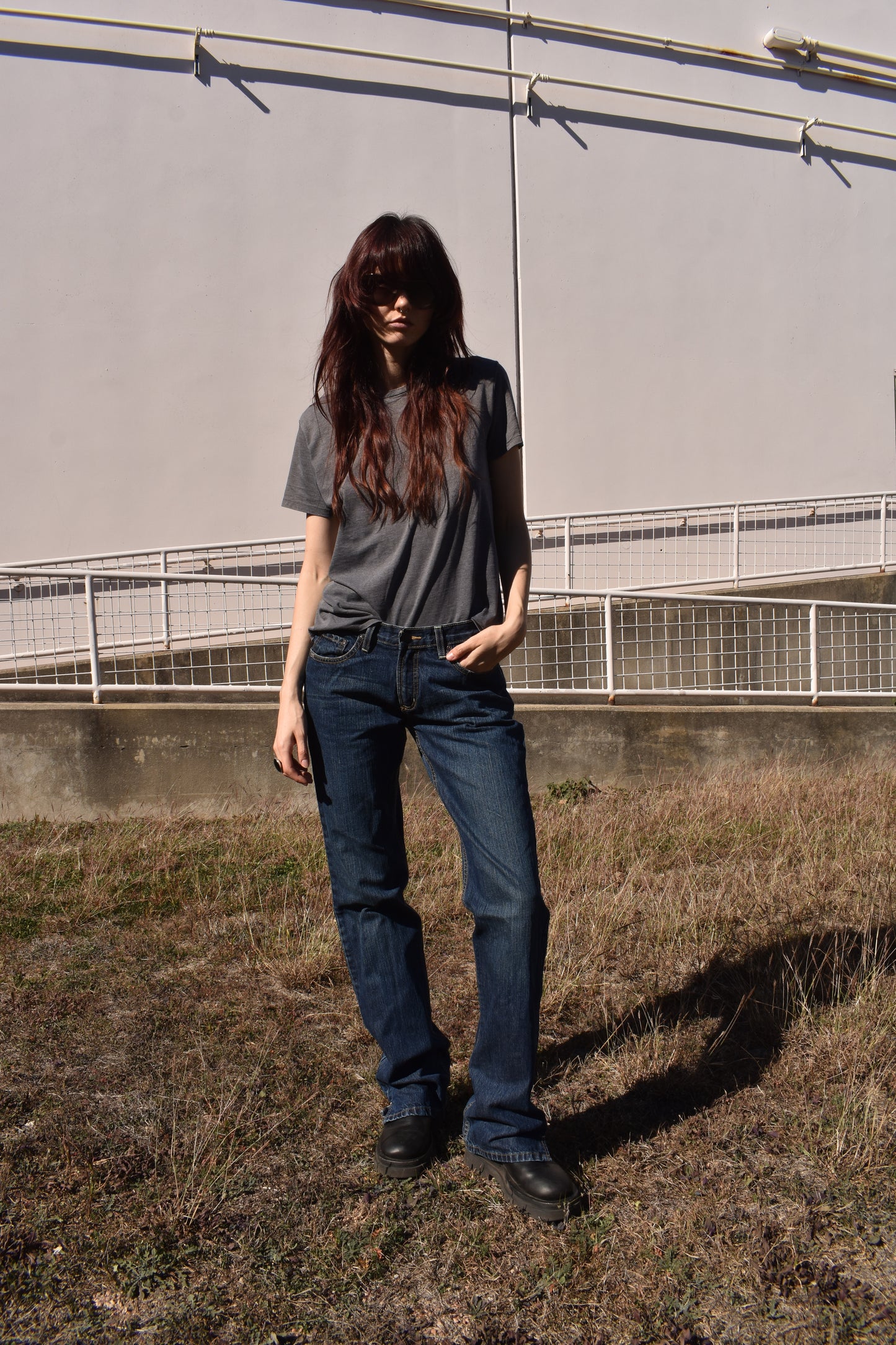 Vintage Cruel Girl Relaxed Mid Rise Jeans