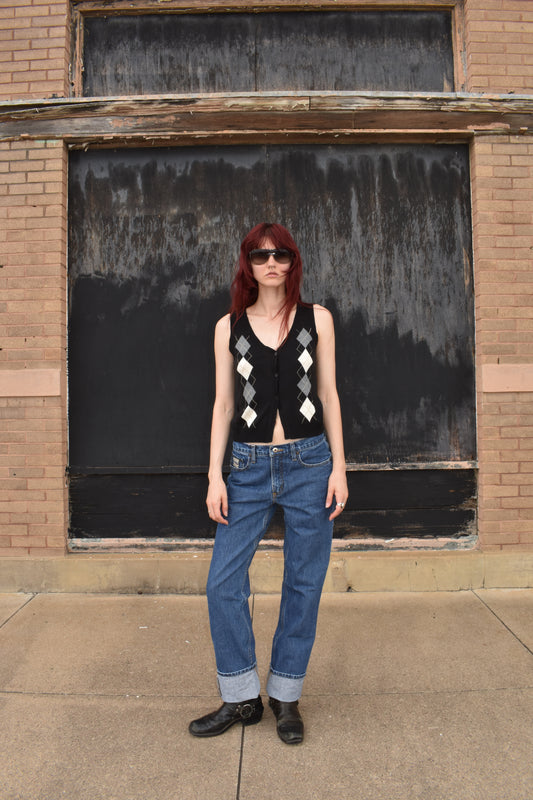 Vintage Low Rise Slim Jeans