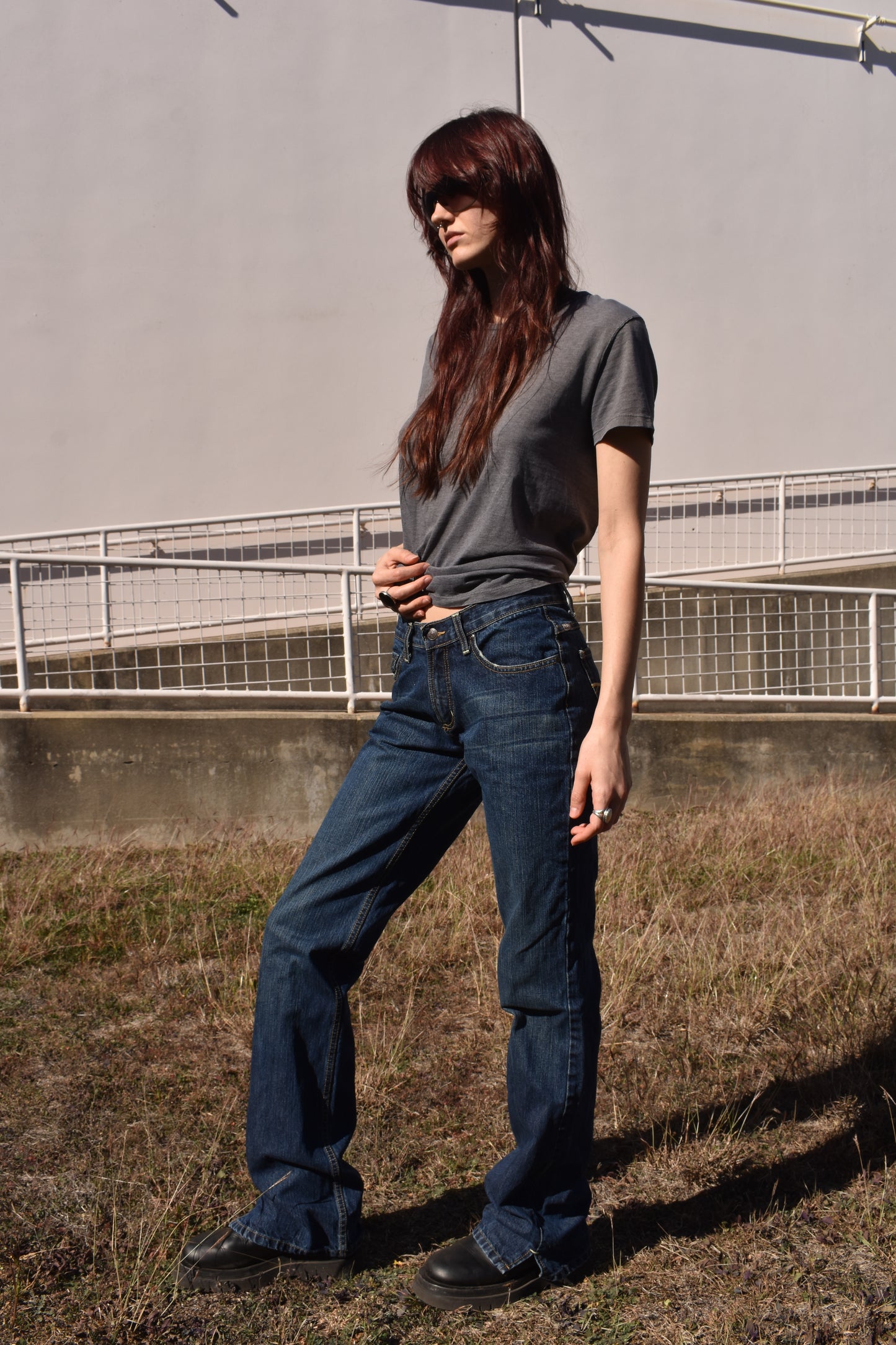 Vintage Cruel Girl Relaxed Mid Rise Jeans