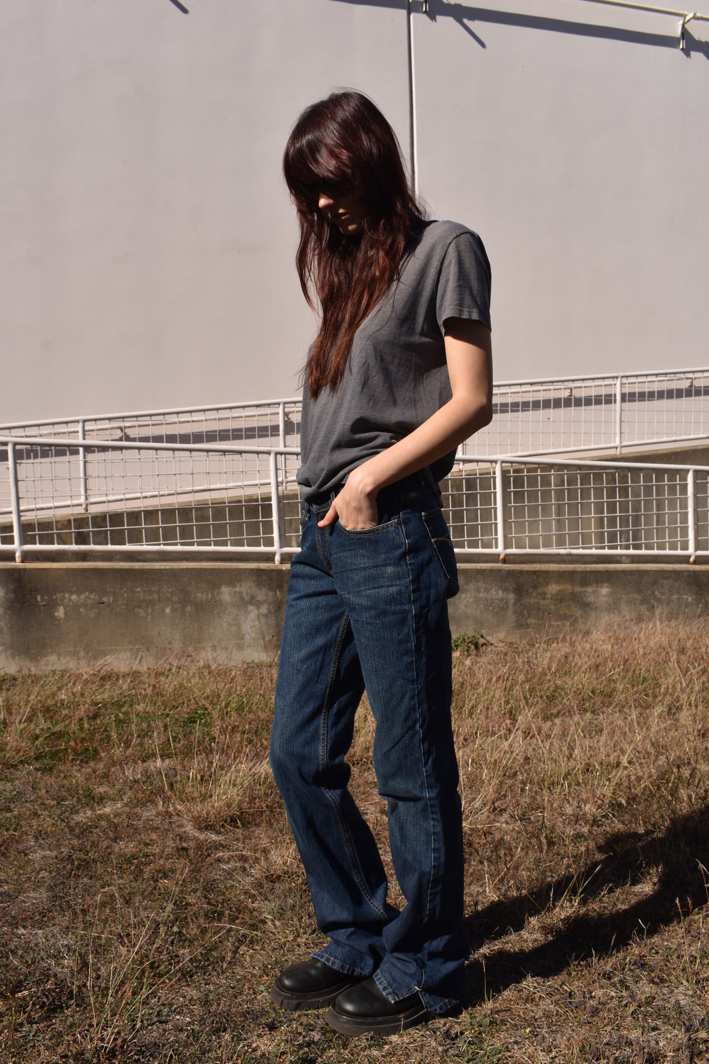 Vintage Cruel Girl Relaxed Mid Rise Jeans