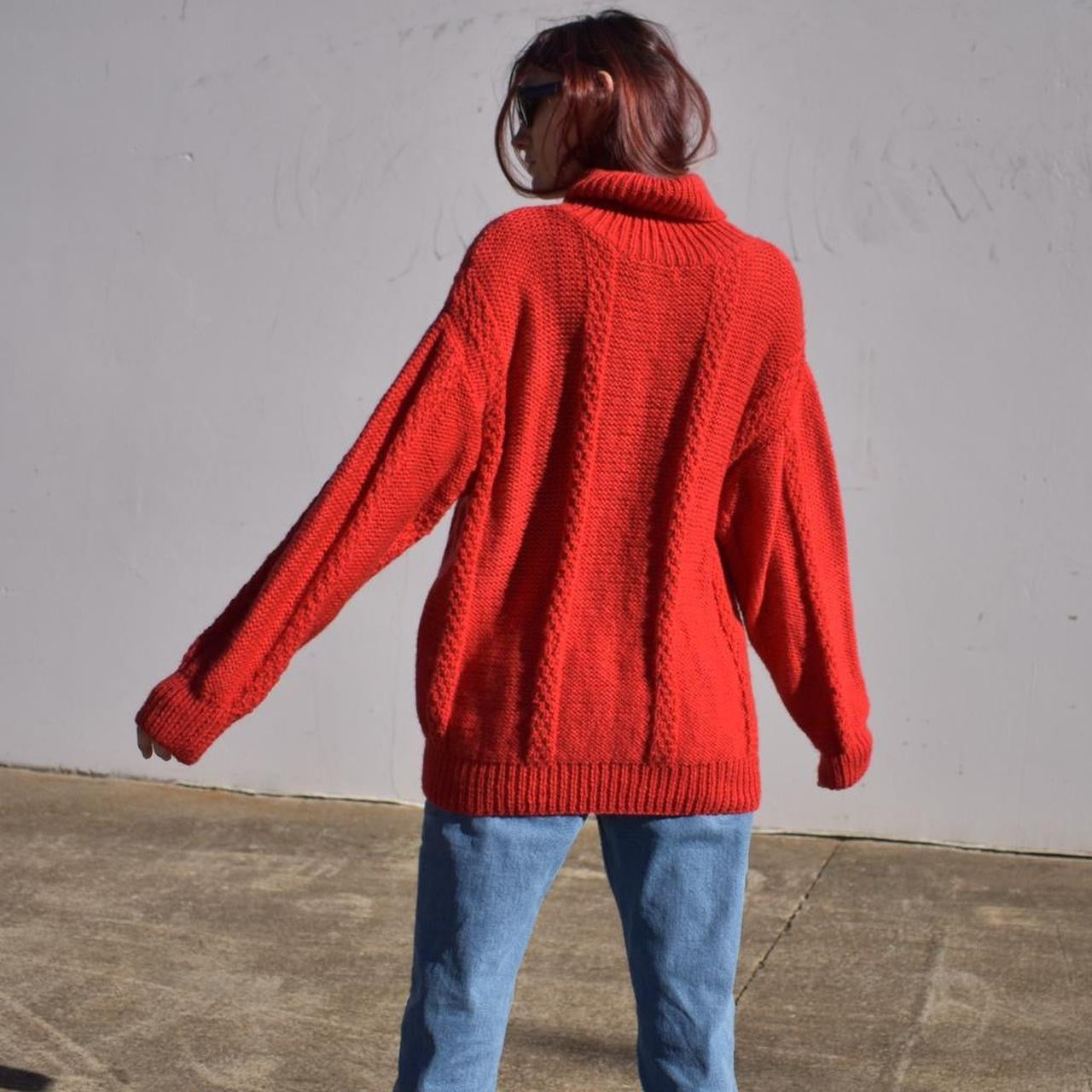 Vintage 80’s Turtleneck Knit Sweater