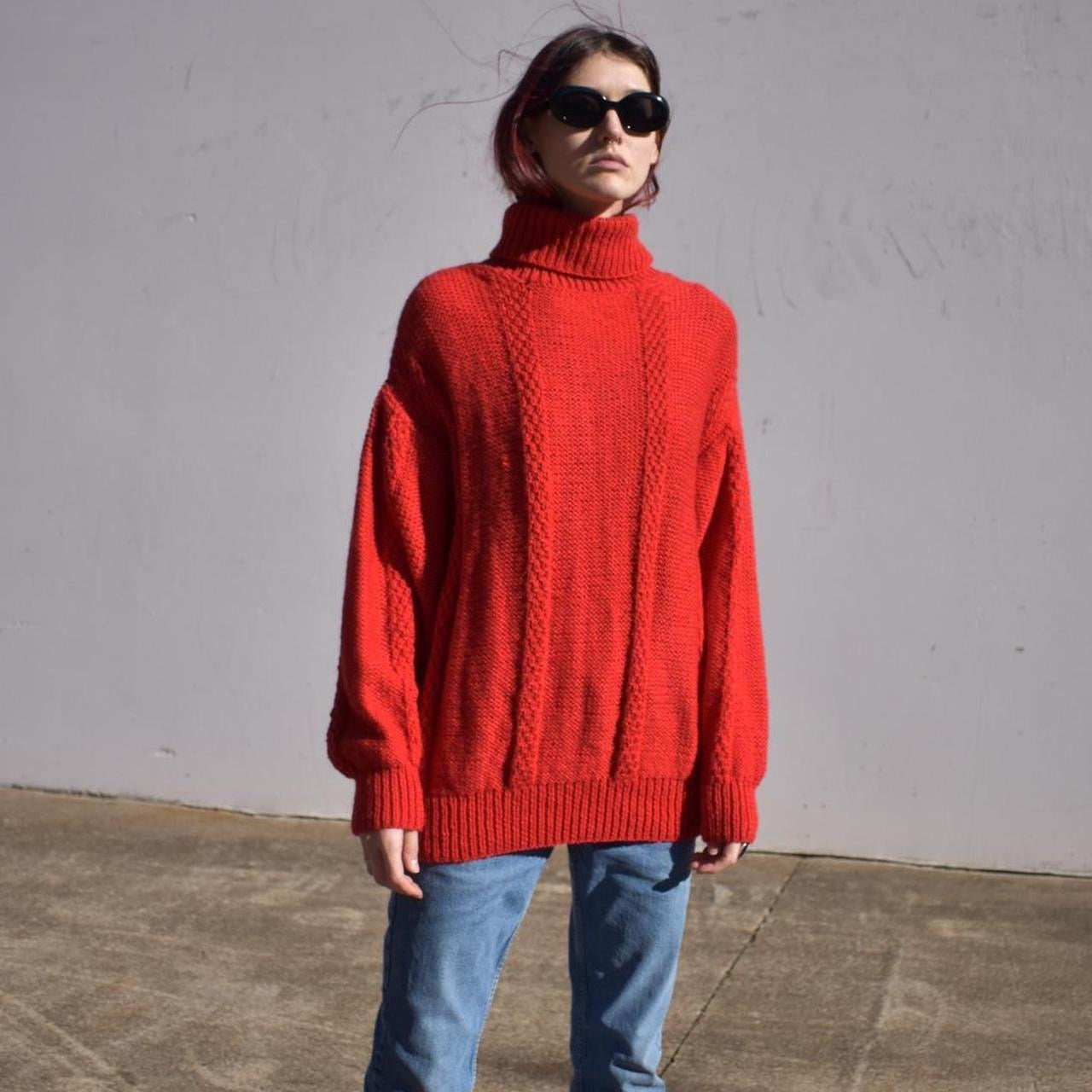 Vintage 80’s Turtleneck Knit Sweater