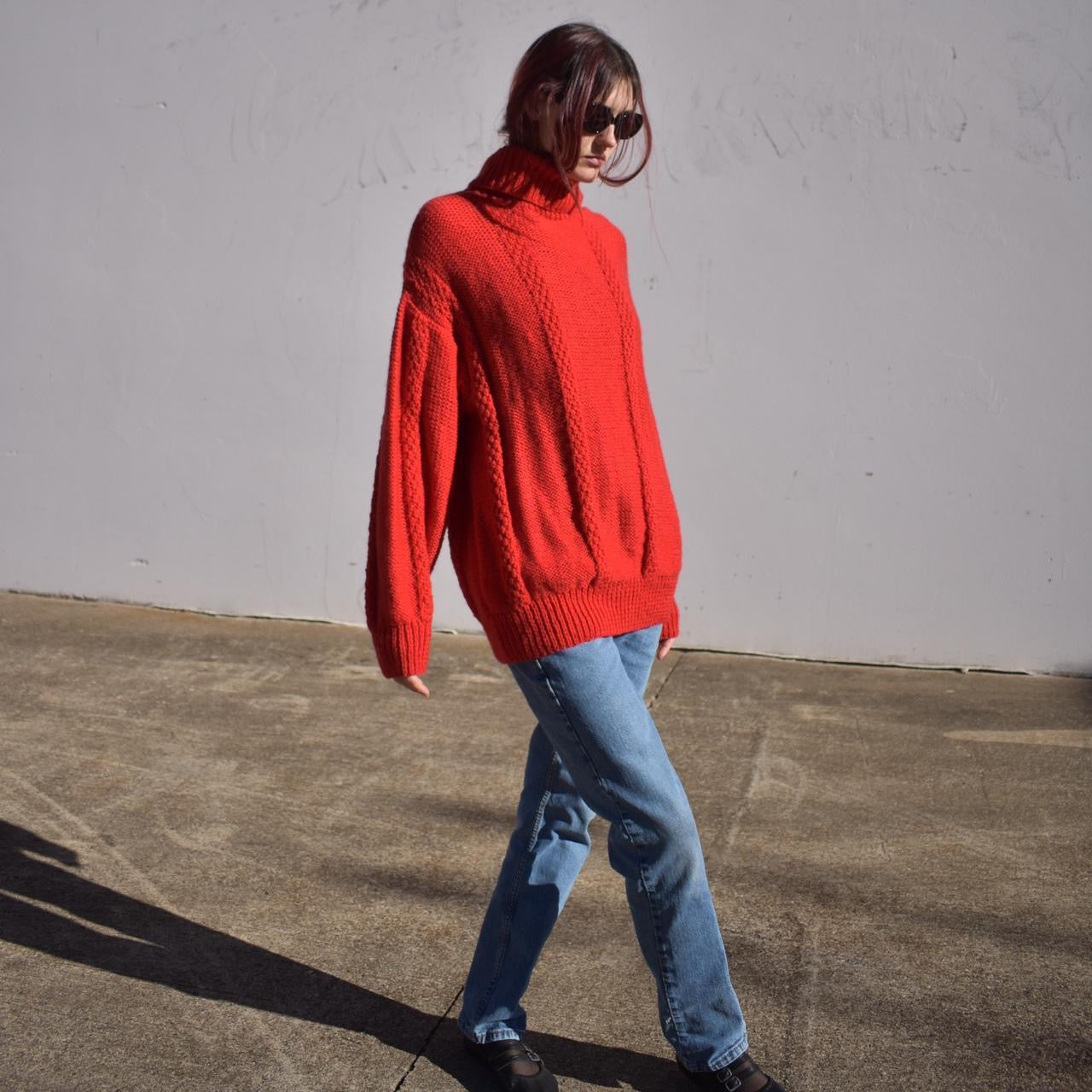 Vintage 80’s Turtleneck Knit Sweater